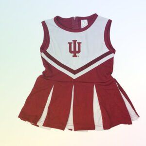 Indiana University Hoosiers Baby Cheer Dress Size 12 months Little King